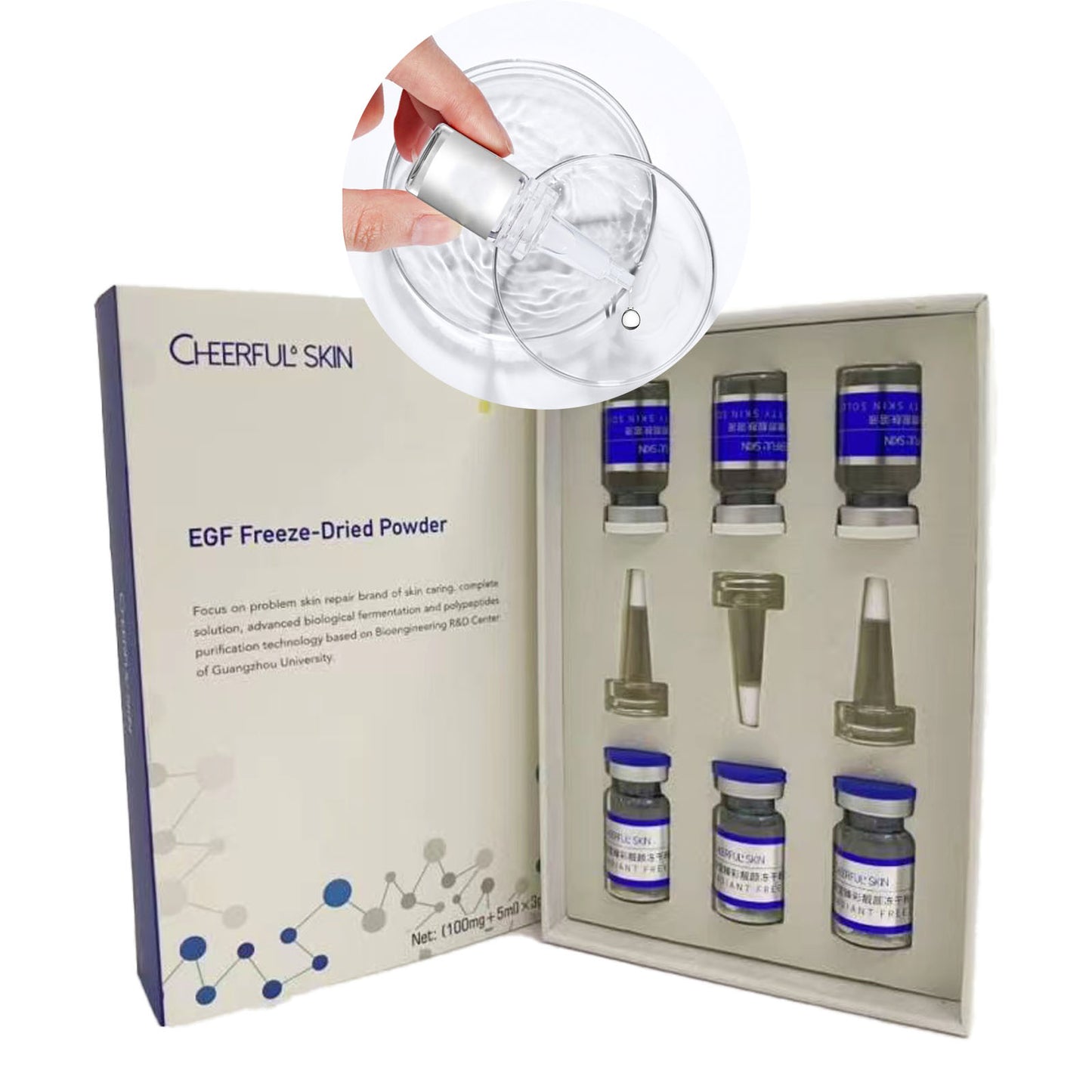 Revitalizing EGF Freeze-Dried Powder Set - Advanced Bioactive Peptide Serum